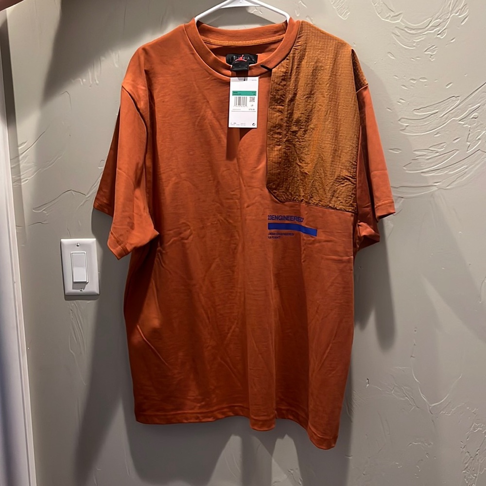 Orange Jordan’s short sleeve shirt. XL mens.